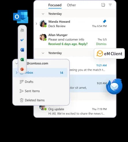کلاینت وب‌میل قدرتمند