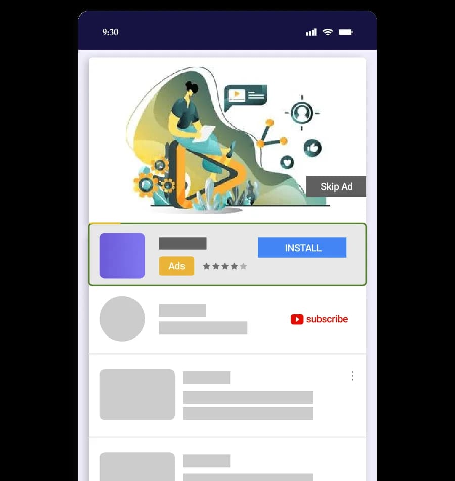 نحوه نمایش تبلیغات اپلیکیشن در گوگل - نمونه 3